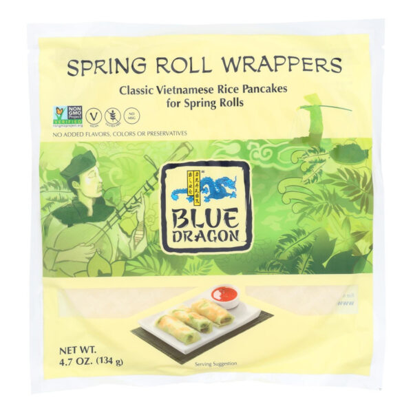 Blue Dragon Vietnamese Spring Roll Wrappers (12x4.7Oz)