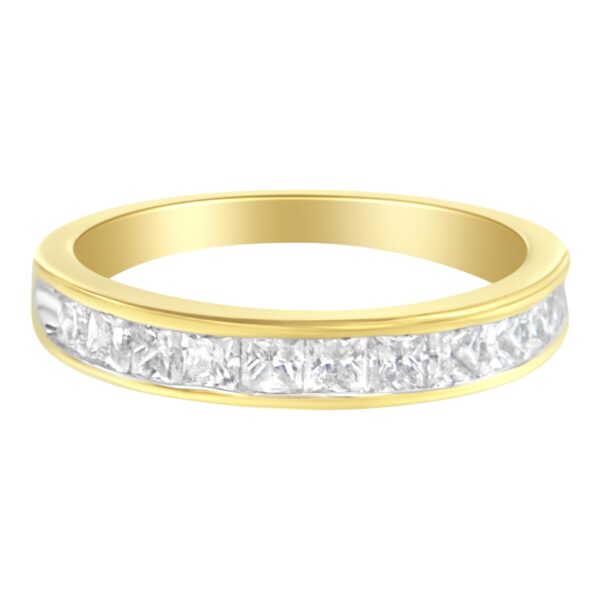 14KT Yellow Gold Diamond Channel Band Ring (1 cttw, H-I Color, SI2-I1 Clarity)