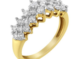 10K Yellow Gold Round Diamond Ring (1 cttw, J-K Color, I1-I2 Clarity)