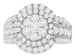 14k White Gold 2ct TDW Diamond Engagement Ring (H-I,SI2-I1)