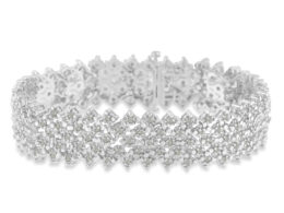 .925 Sterling Silver 3.0 cttw Diamond Multi-Row Tennis Bracelet (I-J Clarity, I3 Color) - Size 7"