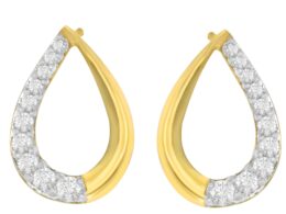 14K Yellow Gold 1/2ct. TDW Round- cut Diamond Earrings (H-I,SI1-SI2)
