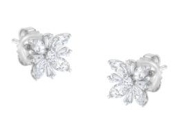 14K White Gold 1 1/4 cttw Diamond Stud Earring (H-I, SI1-SI2)