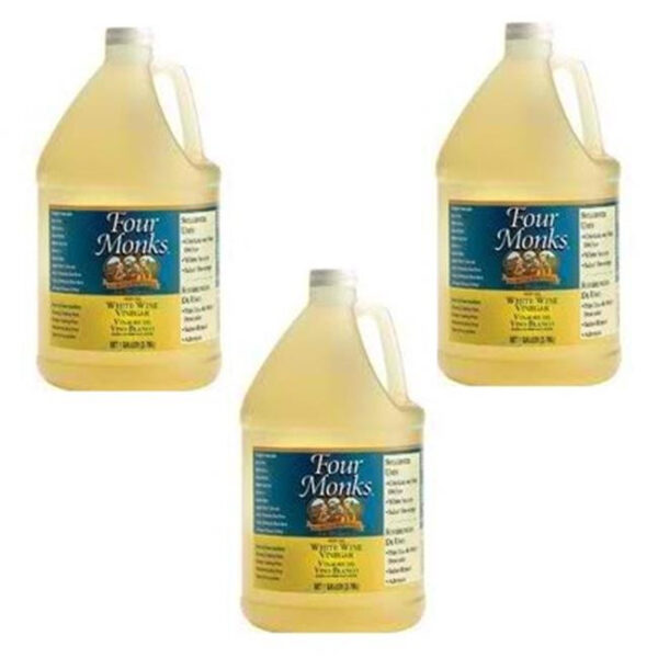 Four Monks White Wine Vinegar (4x128OZ )