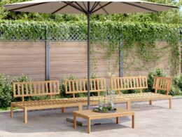 vidaXL 4 Piece Patio Pallet Sofa Set Solid Wood Acacia