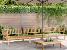 vidaXL 4 Piece Patio Pallet Sofa Set Solid Wood Acacia