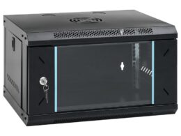 vidaXL 6U Wall Mounted Network Cabinet 19" IP20 20.9"x15.7"x11.8"