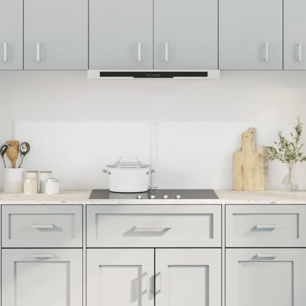 vidaXL Kitchen Backsplashes 2 pcs Transparent 31.5"x15.7" Tempered Glass