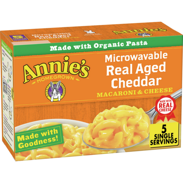 Annie's Homegrown Microwavable Wisconsin Macaroni & Cheese (6x10.7 Oz)