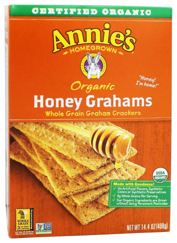 Annie's Homegrown Honey Graham Cracker (12x14.4OZ )