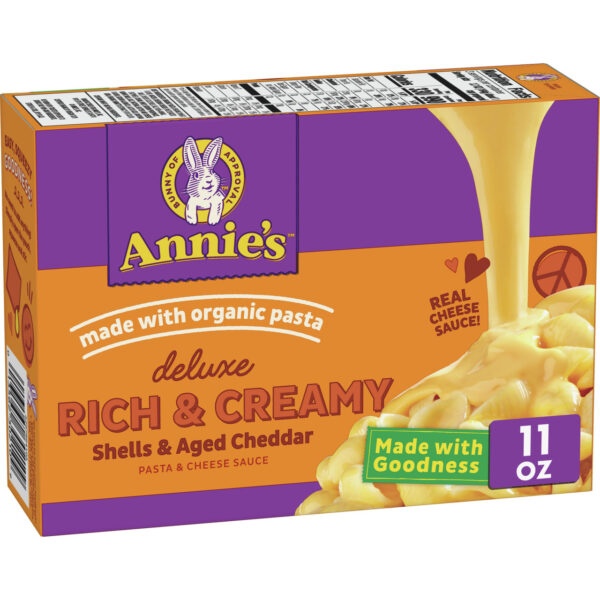 Annie's Deluxe Shells & Aged Wisconsin Cheddar (12x11 Oz)