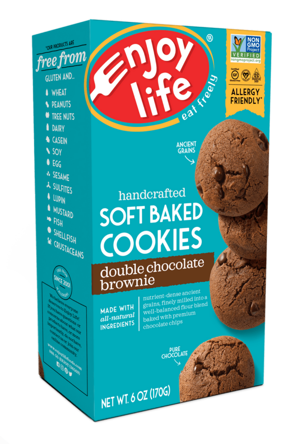 Enjoy Life Double Choc Brownie Cookie Gluten Free (6x6 Oz)