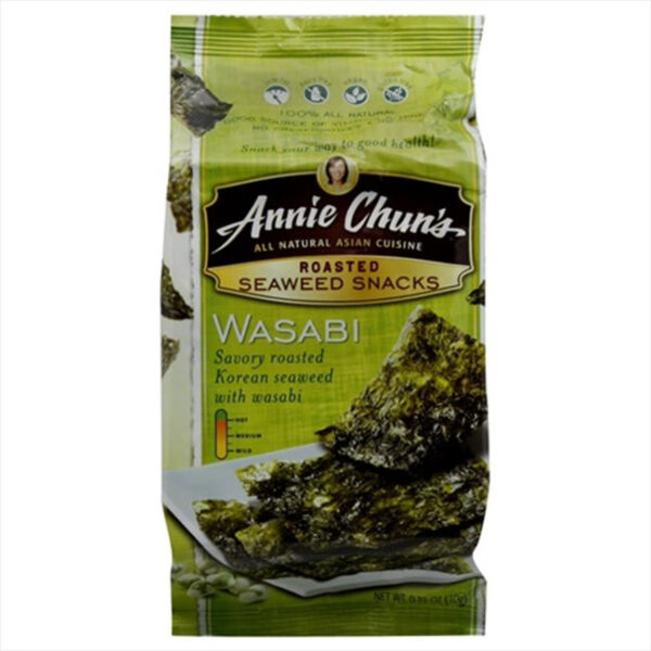 Annie Chun's Seaweed Snack Wasabi (12x0.35Oz)