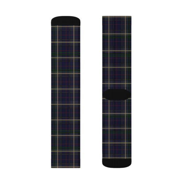 Midnight Blue Plaid Socks - Image 8