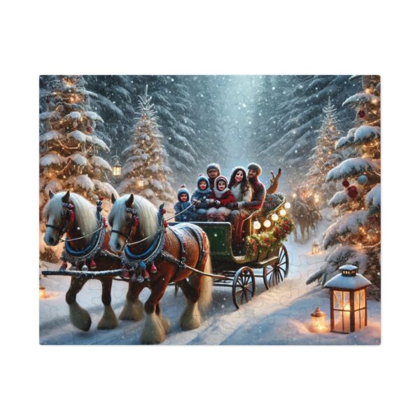 Christmas Sleigh Ride Jigsaw Puzzle (30, 110, 252, 500,1000-Piece) - Image 13