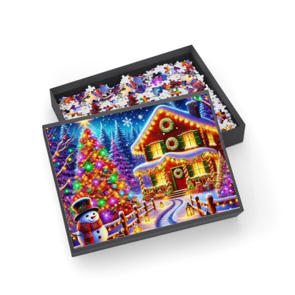 Cozy Cottage Christmas Puzzle (96, 252, 500, 1000-Piece) - Image 3