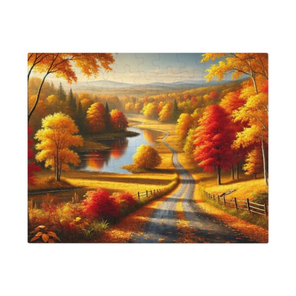 Stroll Down Autumn Lane Jigsaw Puzzle (30, 110, 252, 500,1000-Piece) - Image 13