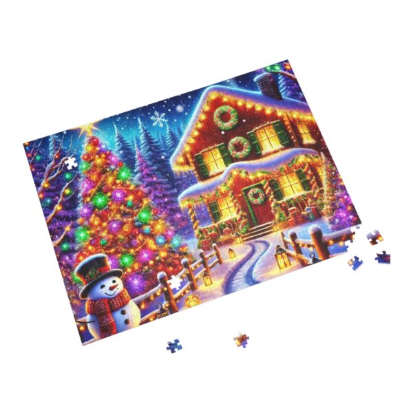 Cozy Cottage Christmas Puzzle (96, 252, 500, 1000-Piece) - Image 2