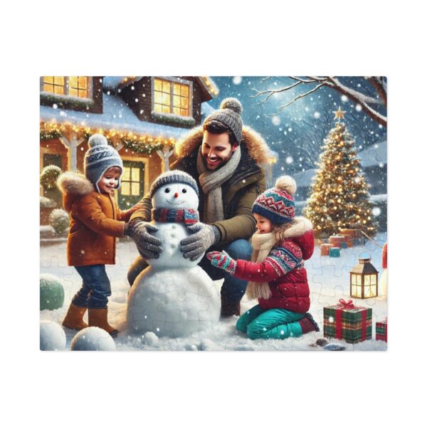 Building a Snowman Christmas Jigsaw Puzzle (30, 110, 252, 500,1000-Piece) - Image 13