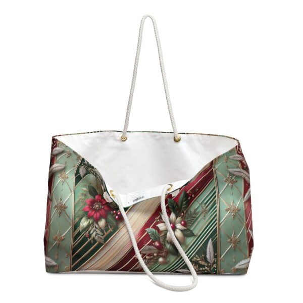 "Stroll Down Peppermint Lane" Weekender Bag - Image 3