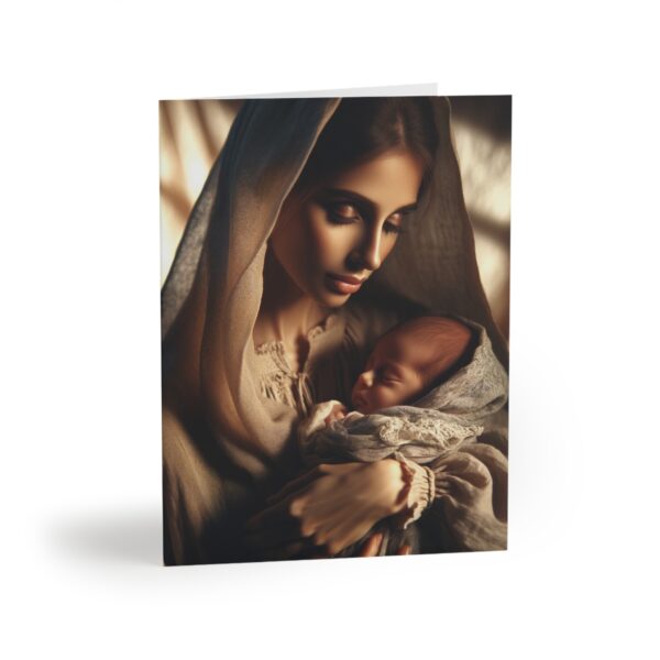 Christmas Greeting Cards (8, 16, and 24 pcs) - Mary and Baby Jesus - Image 6