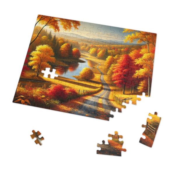 Stroll Down Autumn Lane Jigsaw Puzzle (30, 110, 252, 500,1000-Piece) - Image 14