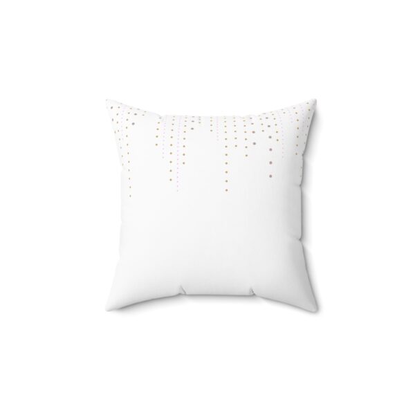 Falling Champaign Snow Accent Pillow - Image 2