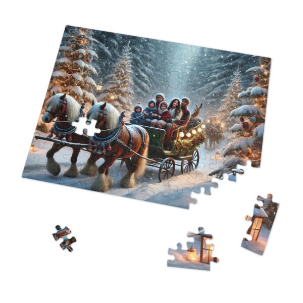 Christmas Sleigh Ride Jigsaw Puzzle (30, 110, 252, 500,1000-Piece) - Image 14