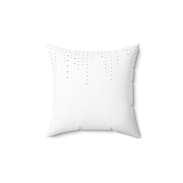 Falling Champaign Snow Accent Pillow