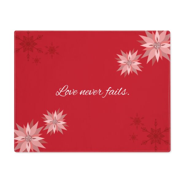 Love Never Fails Placemat, 1pc