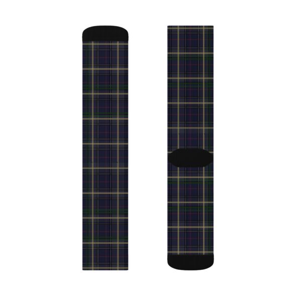 Midnight Blue Plaid Socks - Image 3