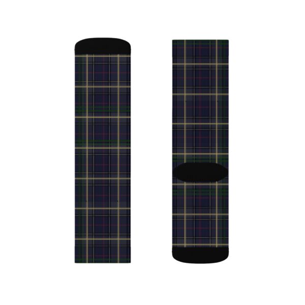 Midnight Blue Plaid Socks - Image 12