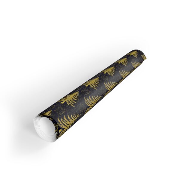 Golden Trees Wrapping Paper Rolls, 1pc - Image 6