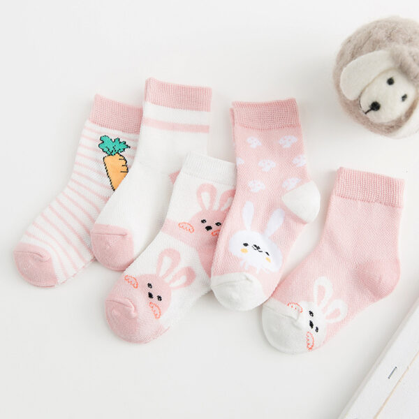 Cotton breathable male and female baby socks - Image 3