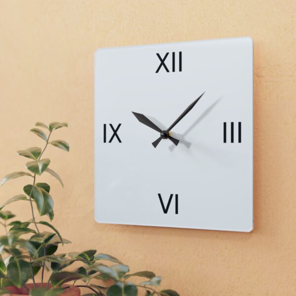 Acrylic Wall Clock - Image 7