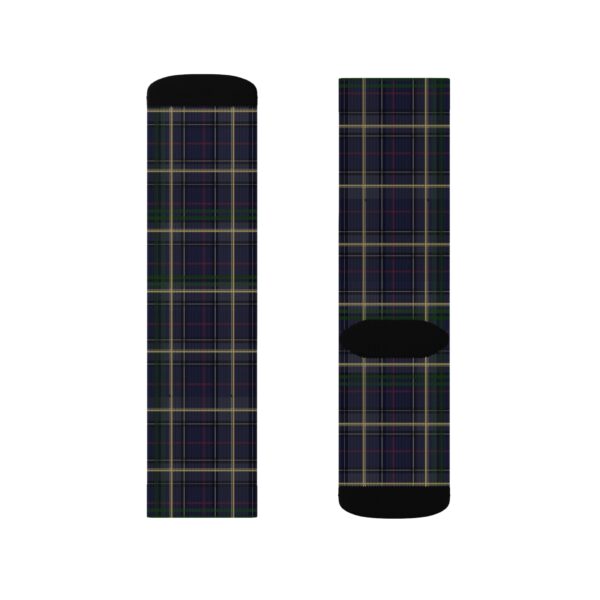 Midnight Blue Plaid Socks - Image 11