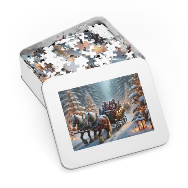 Christmas Sleigh Ride Jigsaw Puzzle (30, 110, 252, 500,1000-Piece) - Image 9