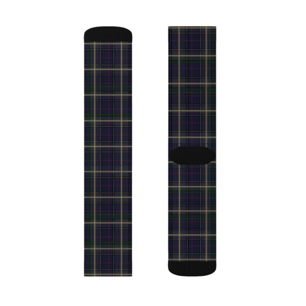 Midnight Blue Plaid Socks - Image 7