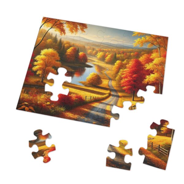 Stroll Down Autumn Lane Jigsaw Puzzle (30, 110, 252, 500,1000-Piece) - Image 11