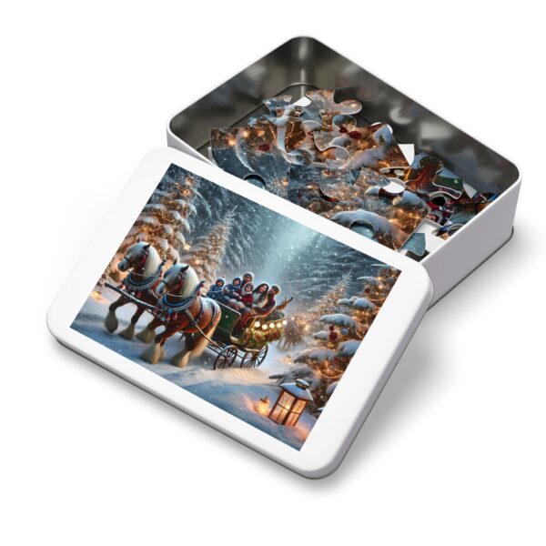 Christmas Sleigh Ride Jigsaw Puzzle (30, 110, 252, 500,1000-Piece) - Image 12