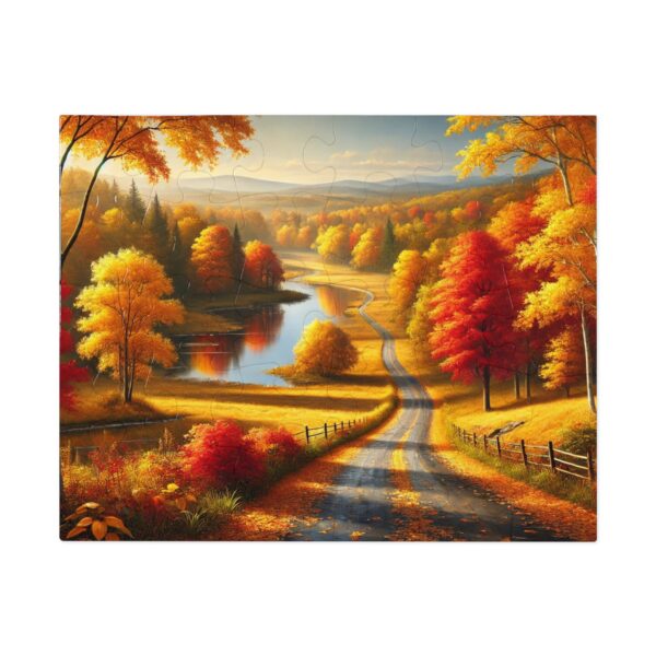 Stroll Down Autumn Lane Jigsaw Puzzle (30, 110, 252, 500,1000-Piece) - Image 10