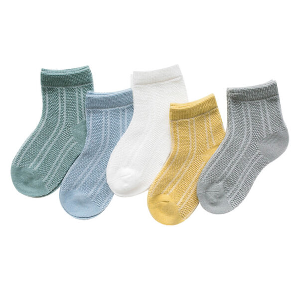 Cotton breathable male and female baby socks - Image 2