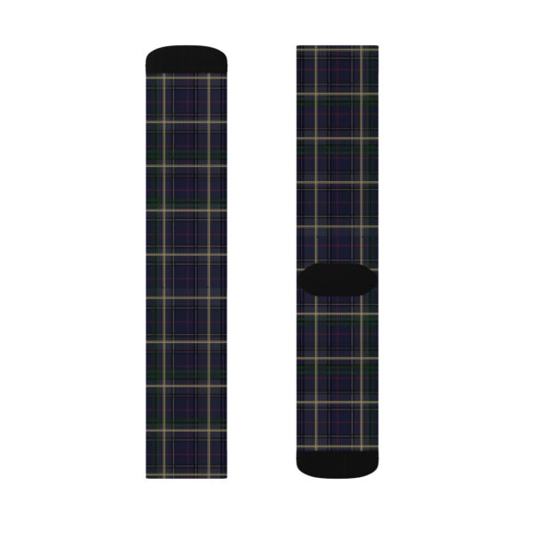 Midnight Blue Plaid Socks - Image 4