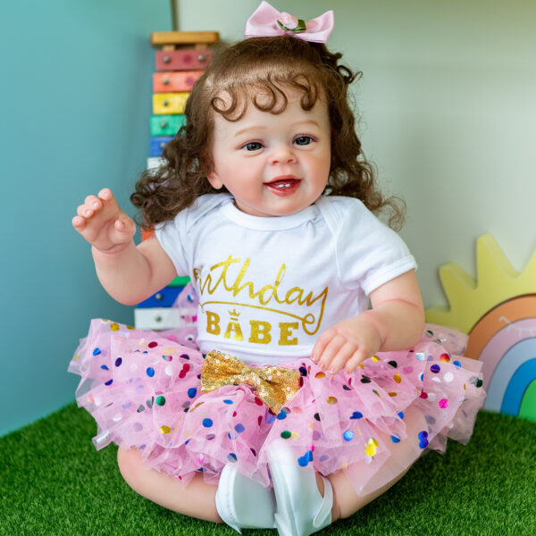 Cute Simulation Soft Baby Princess Doll - Image 3