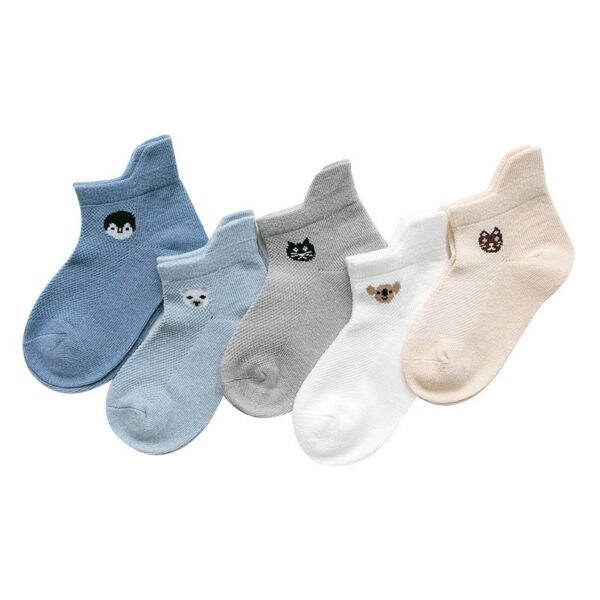 Cotton breathable male and female baby socks - Image 7