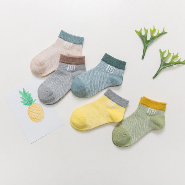 Cotton breathable male and female baby socks - Image 6