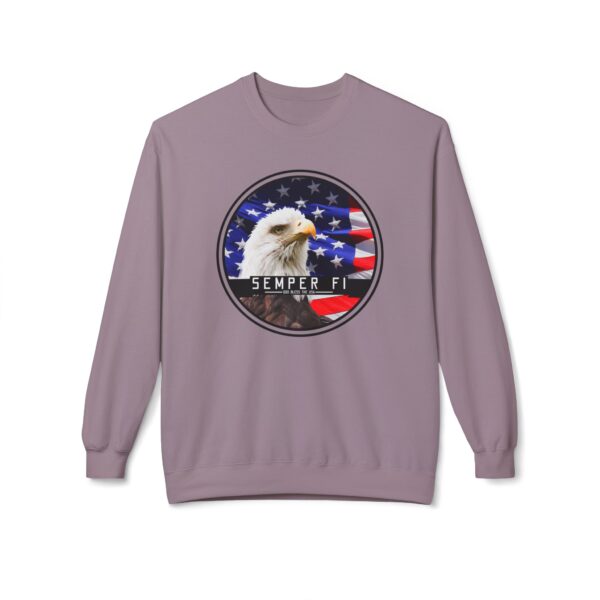 Semper Fi Unisex Midweight Softstyle Fleece Crewneck Sweatshirt - Image 49