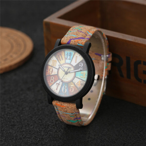 Casual Vintage Leather Women Quartz Wrist Watch Gift Clock - Image 3