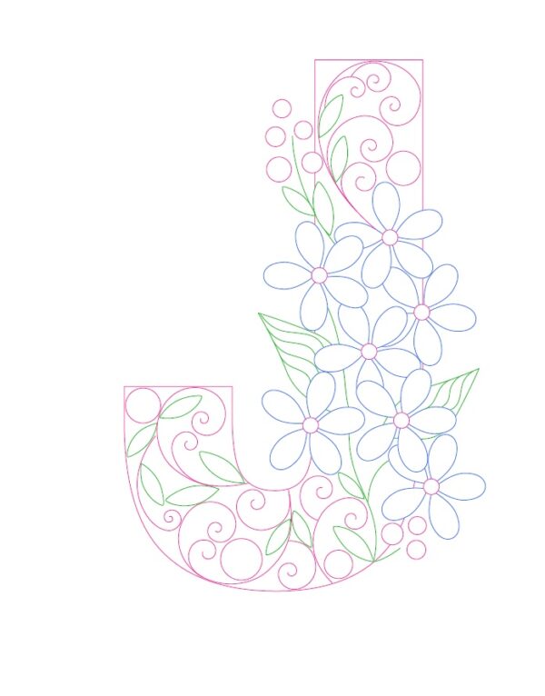 Paper Filigree Painting Kit - Letters - Image 3