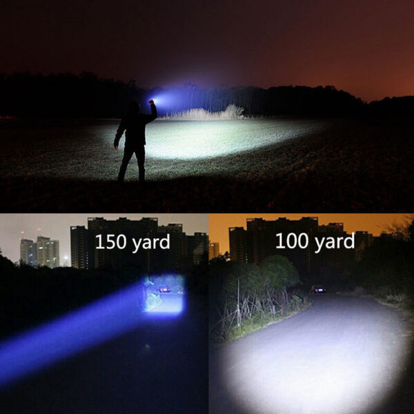 Portable Mini Flashlight LED ZOOM Torch Hunting Zoomable Flashlight Torch Light - Image 5